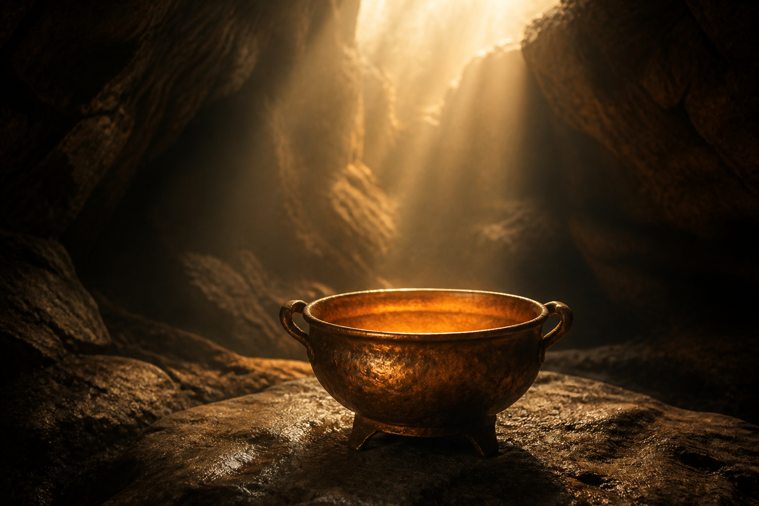 Cover illustration for the article The Unseen Crucible: Forging the Alchemist's Will