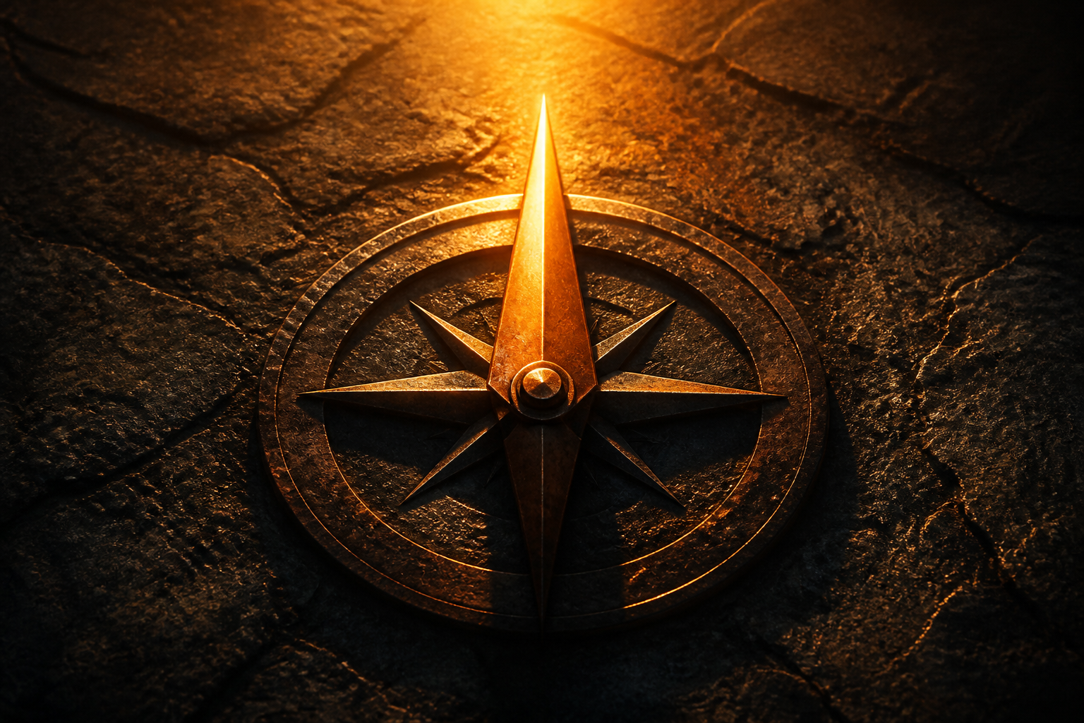 Cover illustration for the article The Magnetic Compass: Navigating Love's Deepest Polarity