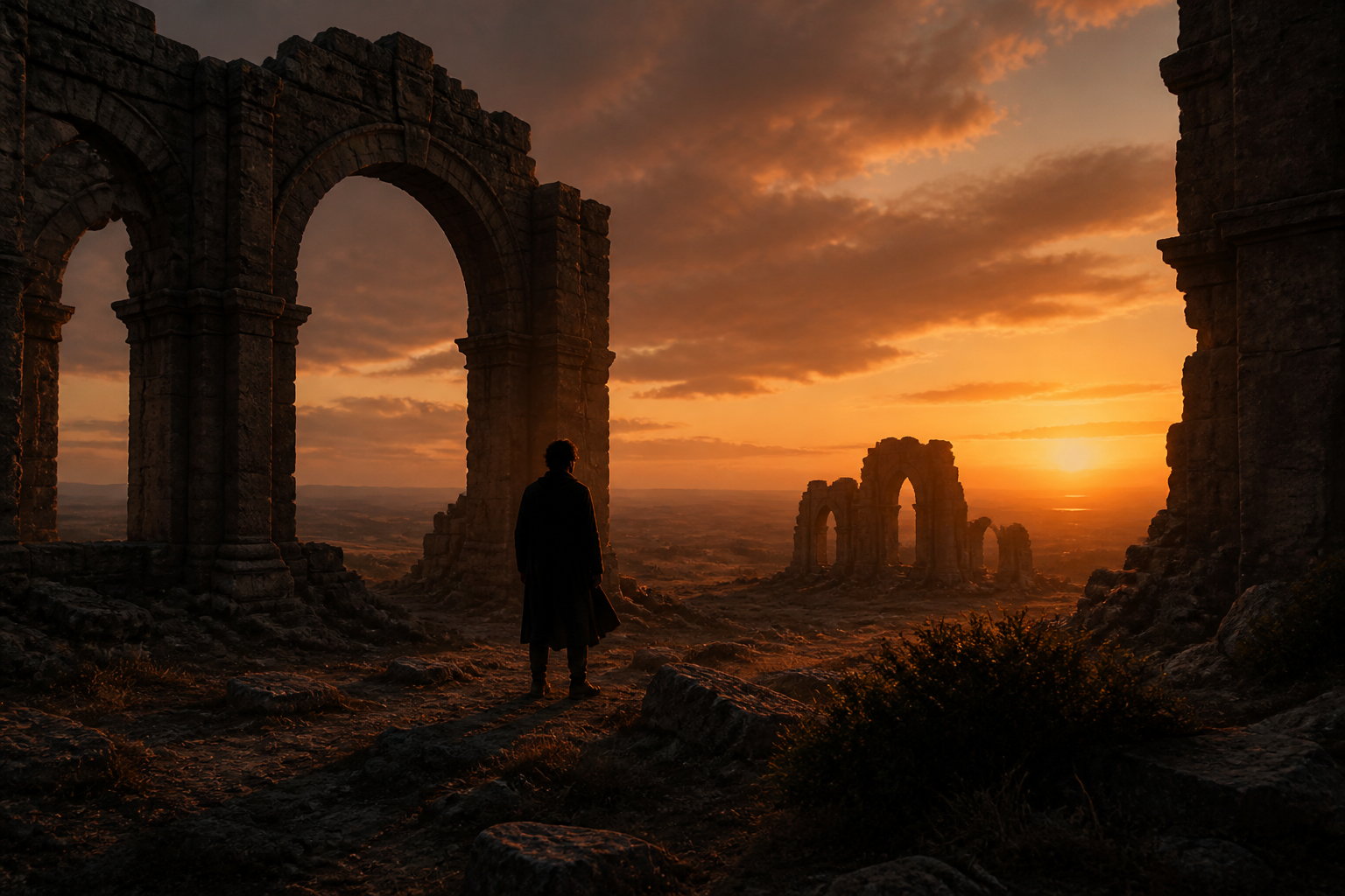 Cover illustration for the article The Interior Witness: What Remains When the Temple Falls